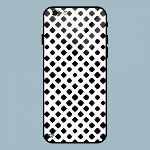 Abstract Square Pattern iPhone 6 / 6S Glass Back Cover