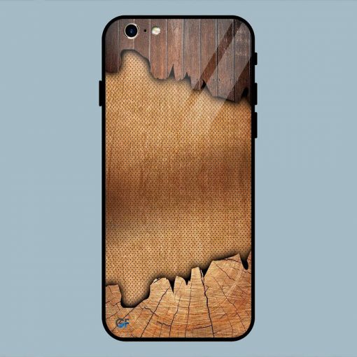 Abstract Wooden iPhone 6 / 6S Glass Back Cover