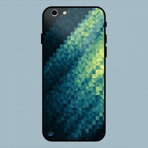 Art Geometric Green iPhone 6 / 6S Glass Back Cover