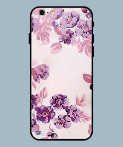 Art Pink Flower iPhone 6 / 6S Glass Back Cover