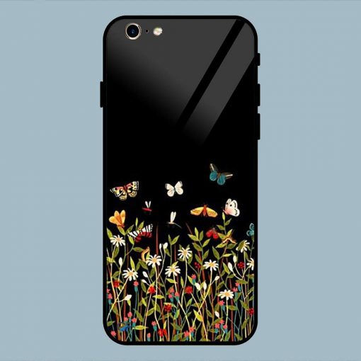 Beautiful Butterfly Multicolor iPhone 6 / 6S Glass Back Cover