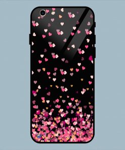 Beautiful Pink Hearts iPhone 6 / 6S Glass Back Cover