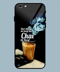 Chai Ek Taraf Quote iPhone 6 / 6S Glass Back Cover