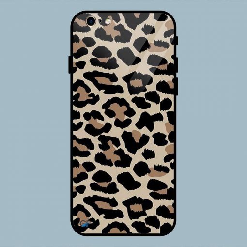 Cheetah Art Print iPhone 6 / 6S Glass Back Cover