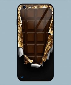Chocolate with open art iPhone 6 / 6S Glass Back Cover