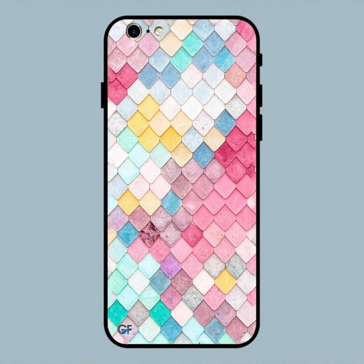 Colorful Fish Skin iPhone 6 / 6S Glass Back Cover