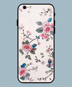 Cute Baby Pink Flower iPhone 6 / 6S Glass Back Cover