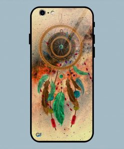 Feather Craft Multicolor iPhone 6 / 6S Glass Back Cover