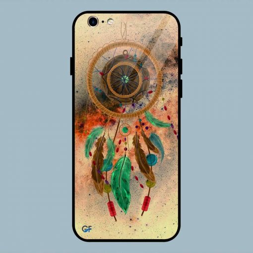 Feather Craft Multicolor iPhone 6 / 6S Glass Back Cover