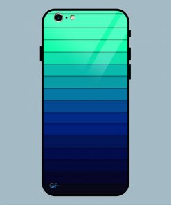 Funky Blue And Green Palette iPhone 6 / 6S Glass Back Cover
