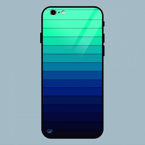 Funky Blue And Green Palette iPhone 6 / 6S Glass Back Cover