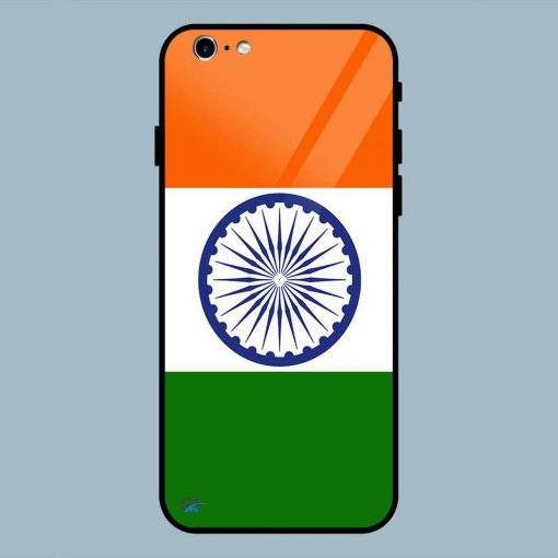 Love Tiranga Flag iPhone 6 / 6S Glass Back Cover