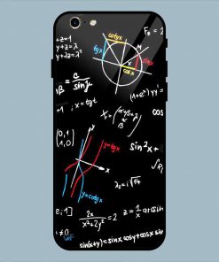 Mathematical Text Black iPhone 6 / 6S Glass Back Cover