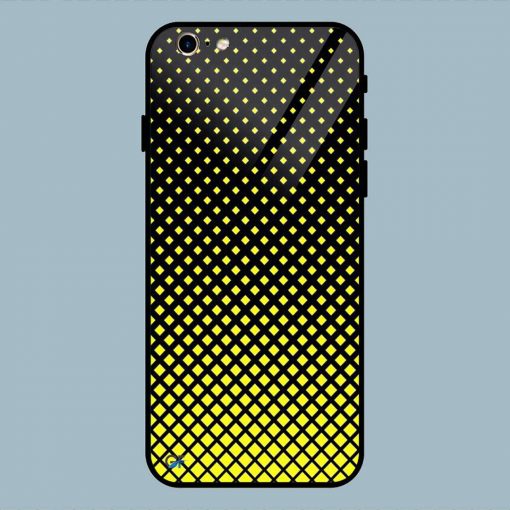 Pattern Yellow Dots iPhone 6 / 6S Glass Back Cover
