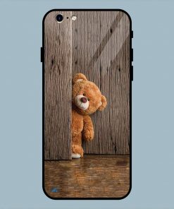 Teddy Wooden iPhone 6 / 6S Glass Back Cover