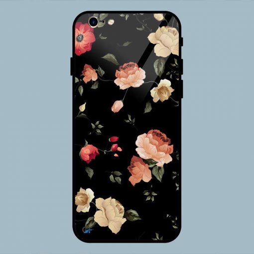 Vintage Flowers Art iPhone 6 / 6S Glass Back Cover
