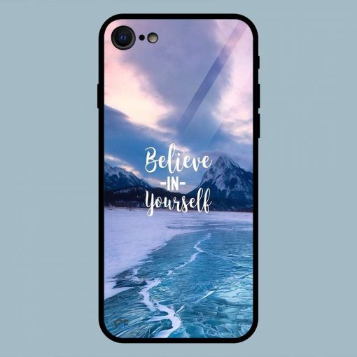 Abstract Believe in yourself iPhone 7 Glass Back Cover