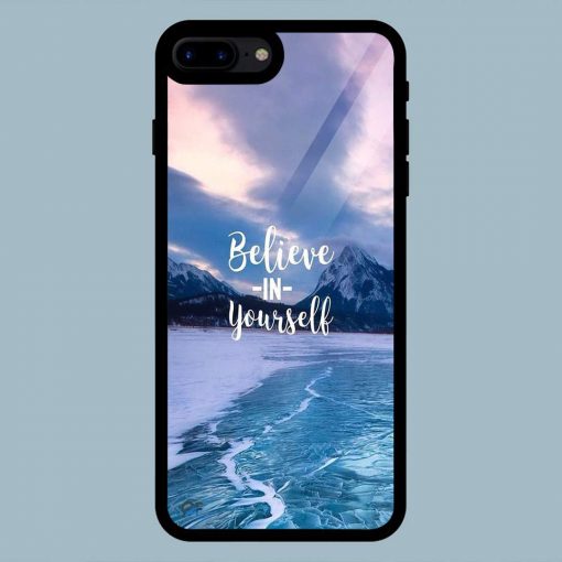 Abstract Believe in yourself iPhone 7 Plus / 8 Plus Glass Back Cover