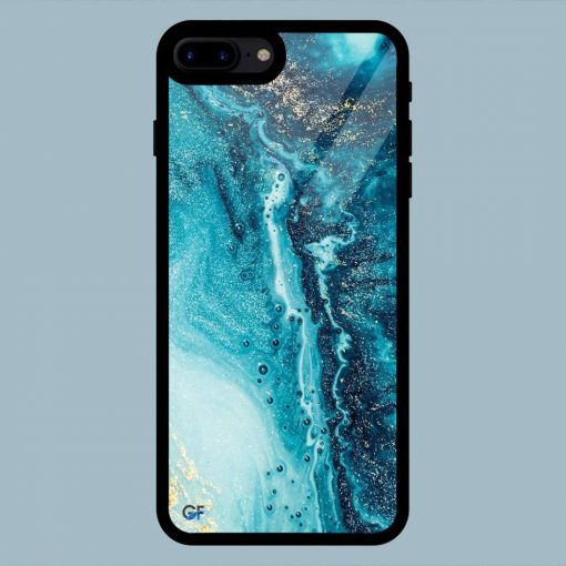 Abstract Blue Marble iPhone 7 Plus / 8 Plus Glass Back Cover