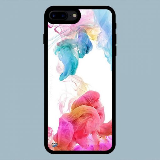 Abstract Multicolor Smoke iPhone 7 Plus / 8 Plus Glass Back Cover
