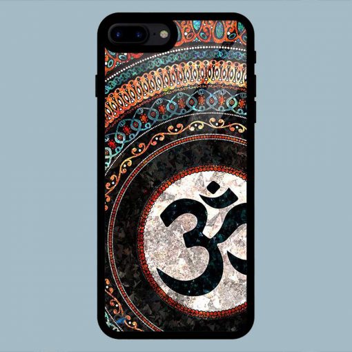 Abstract Om Mandala iPhone 7 Plus / 8 Plus Glass Back Cover