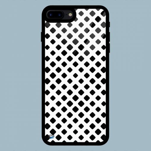Abstract Square Pattern iPhone 7 Plus / 8 Plus Glass Back Cover