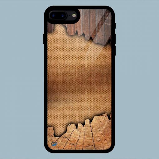 Abstract Wooden iPhone 7 Plus / 8 Plus Glass Back Cover