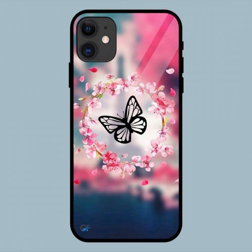 Amezing love Nature Flower iPhone 11 Glass Back Cover