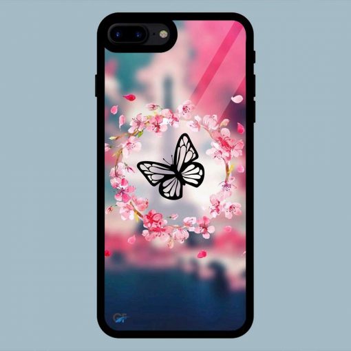 Amezing love Nature Flower iPhone 7 Plus / 8 Plus Glass Back Cover