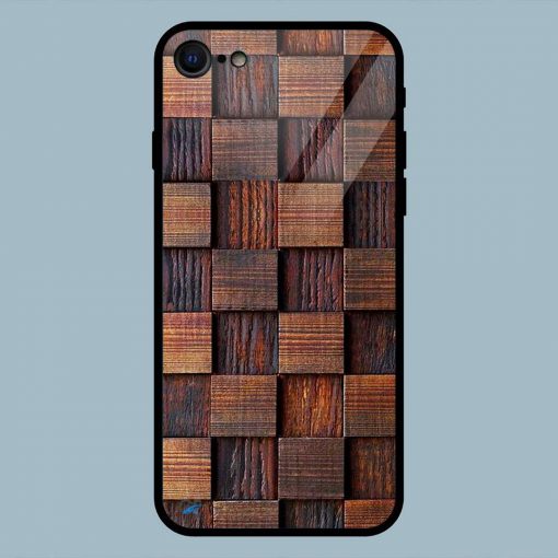 Art Wooden Box iPhone 7 Glass Back Cover