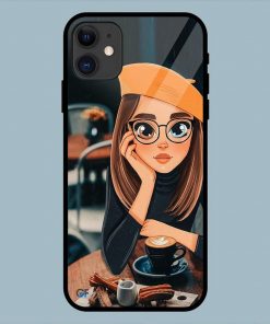 Artwork Coffee Lover iPhone 11 Glass Back Cover