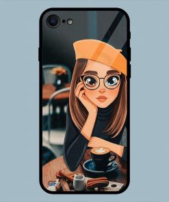 Artwork Coffee Lover iPhone 7 Glass Back Cover