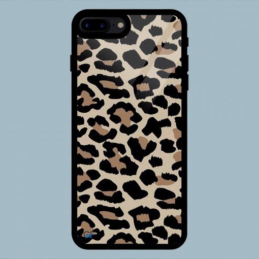 Cheetah Art Print iPhone 7 Plus / 8 Plus Glass Back Cover