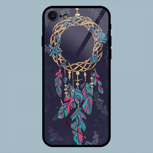 Colorful Dream Catchers iPhone 7 Glass Back Cover