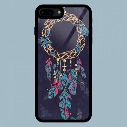 Colorful Dream Catchers iPhone 7 Plus / 8 Plus Glass Back Cover