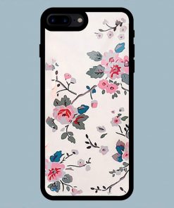 Cute Baby Pink Flower iPhone 7 Plus / 8 Plus Glass Back Cover