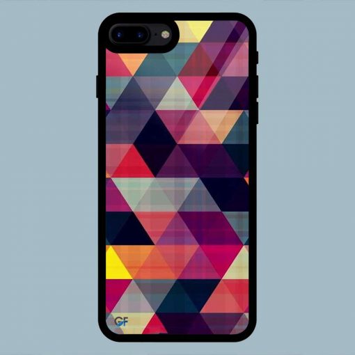 Geometric Abstract Texture iPhone 7 Plus / 8 Plus Glass Back Cover