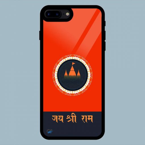 Jay Shree Ram Quote iPhone 7 Plus / 8 Plus Glass Back Cover