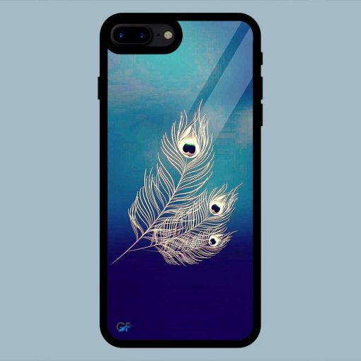 Lord krishna Peacock father iPhone 7 Plus / 8 Plus Glass Back Cover