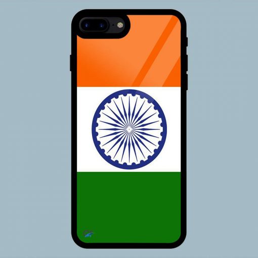 Love Tiranga Flag iPhone 7 Plus / 8 Plus Glass Back Cover