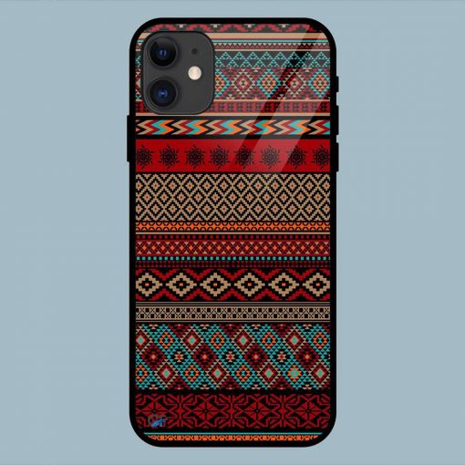 Natural Pattern Abstract iPhone 11 Glass Back Cover