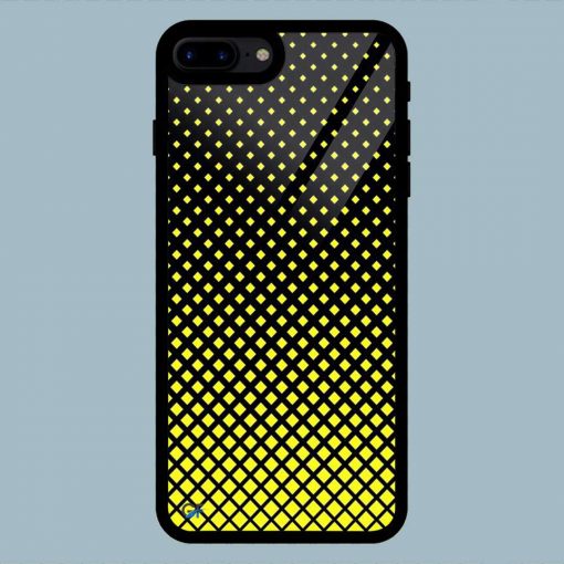 Pattern Yellow Dots iPhone 7 Plus / 8 Plus Glass Back Cover