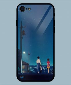 Random Anime Aesthetic iPhone 7 Glass Back Cover