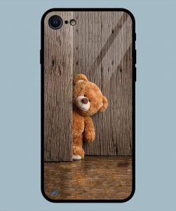Teddy Wooden iPhone 7 Glass Back Cover
