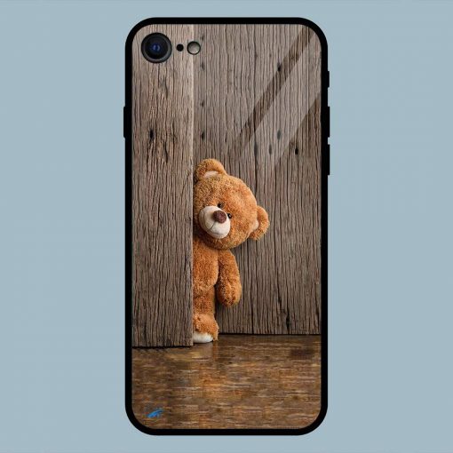 Teddy Wooden iPhone 7 Glass Back Cover
